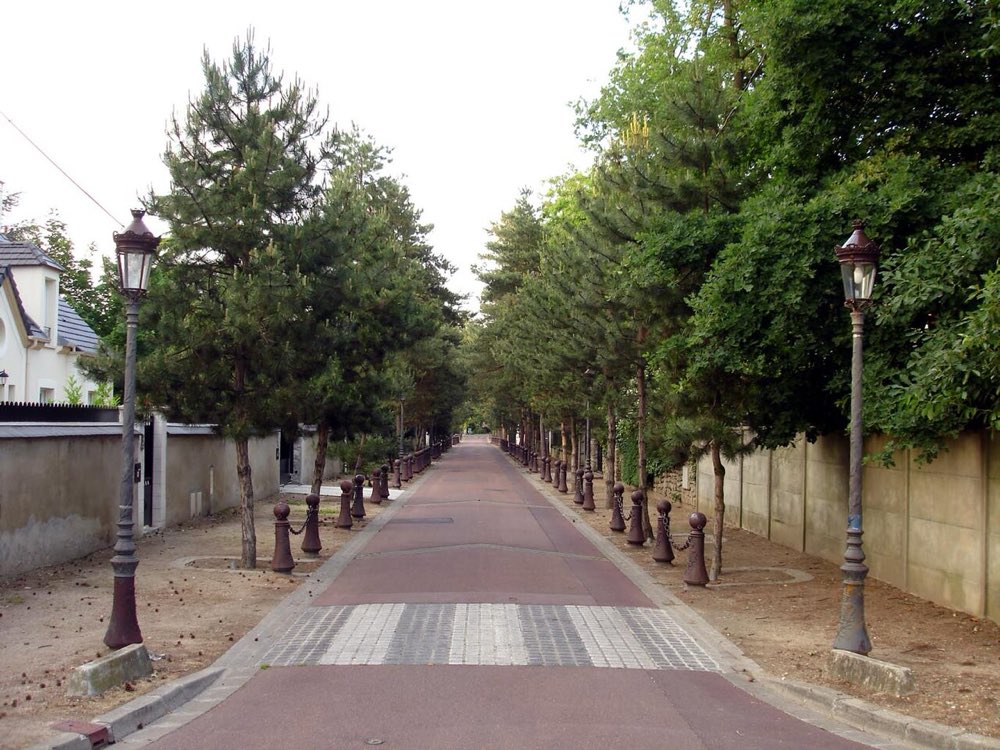 Quartier pavillonnaire de Beauchamp - secteur d'intervention du courtier en prêt immobilier