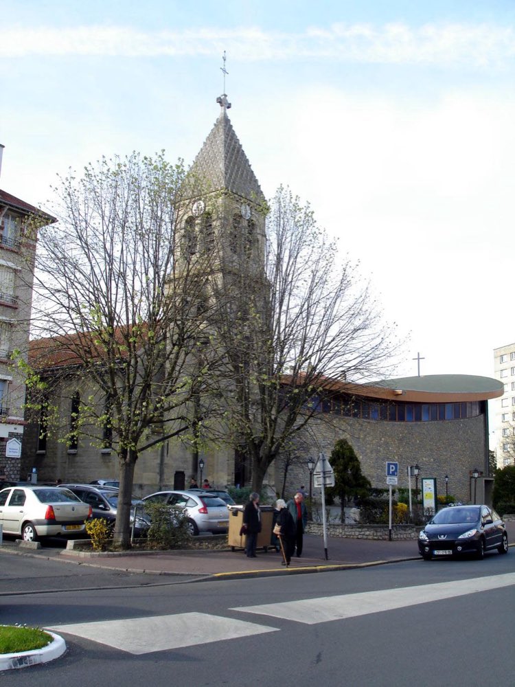 Église Saint-Flaive d'Ermont - secteur d'intervention du courtier en prêt immobilier
